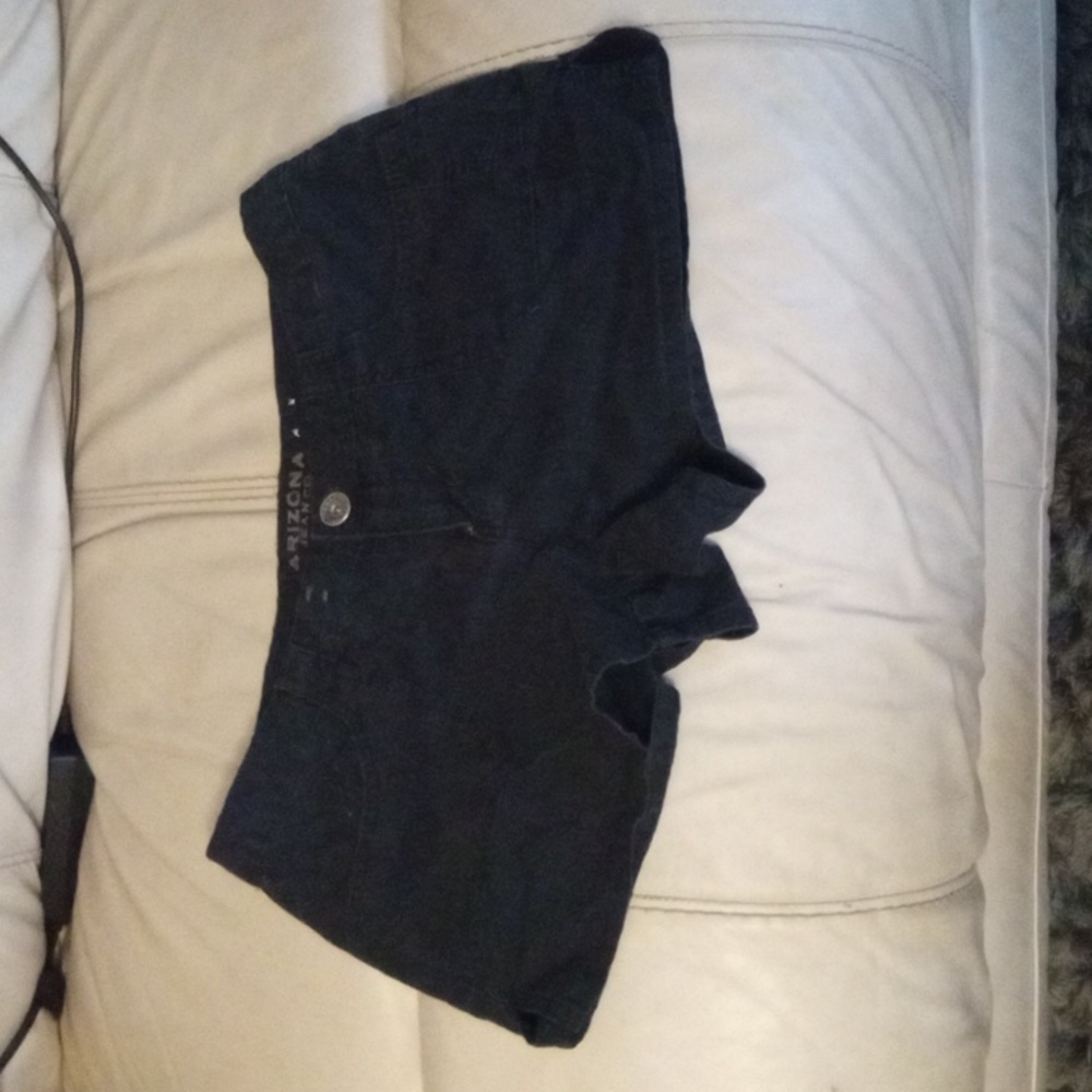 Black short shorts
